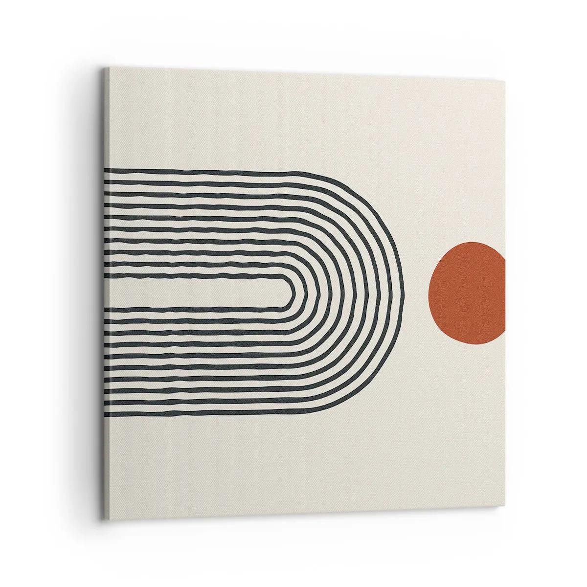 Cuadro sobre lienzo - Impresión de Imagen - Magnetismo de formas y colores - 60x60 cm