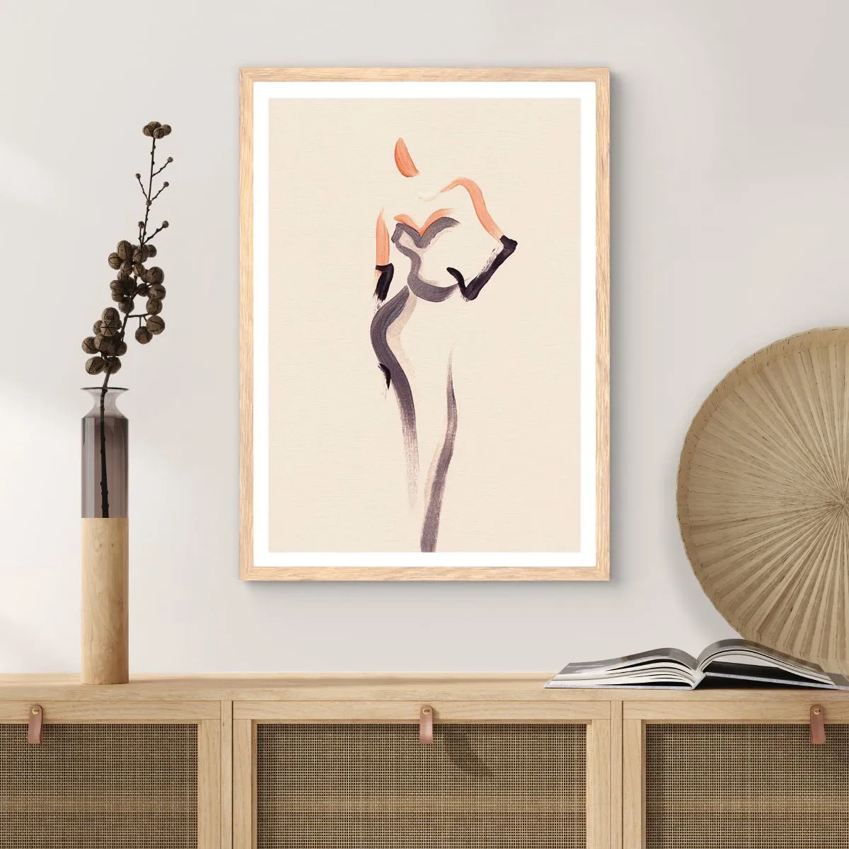 Póster en marco roble claro - De los años dorados de Hollywood - 40x50 cm