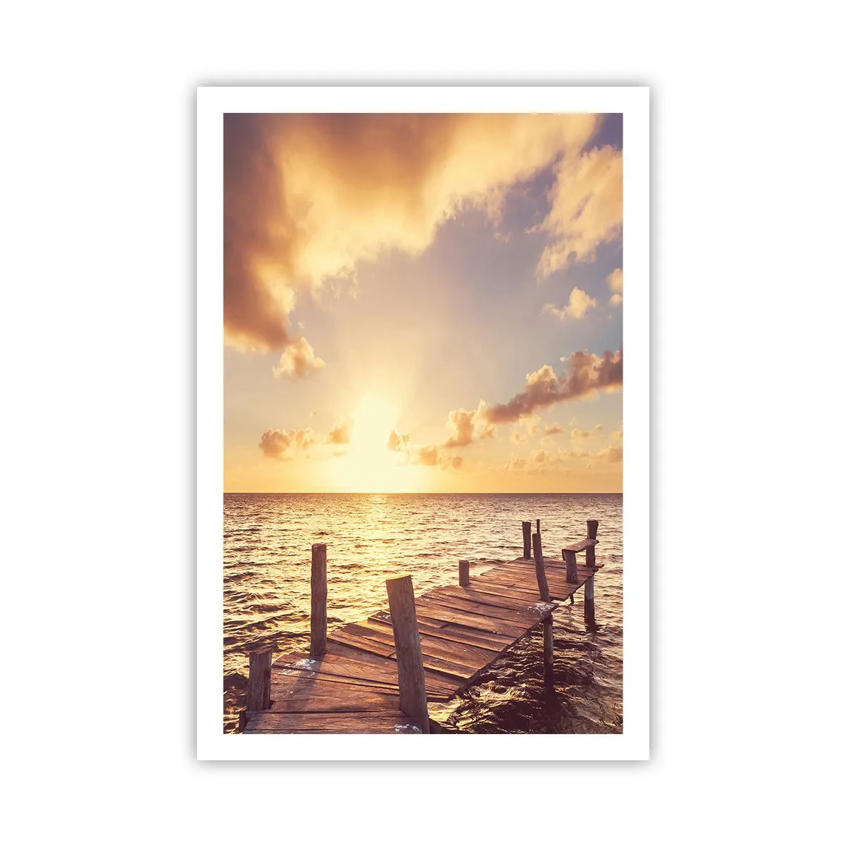 Póster - Una tierra dorada de dulzura - 61x91 cm