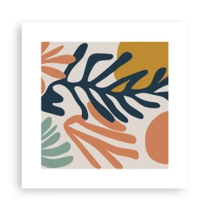 Póster - Mares de coral - 30x30 cm