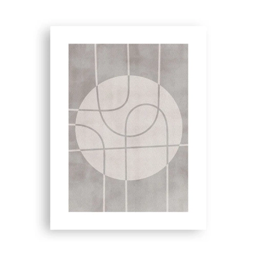 Póster - Circular y rectilíneo - 30x40 cm