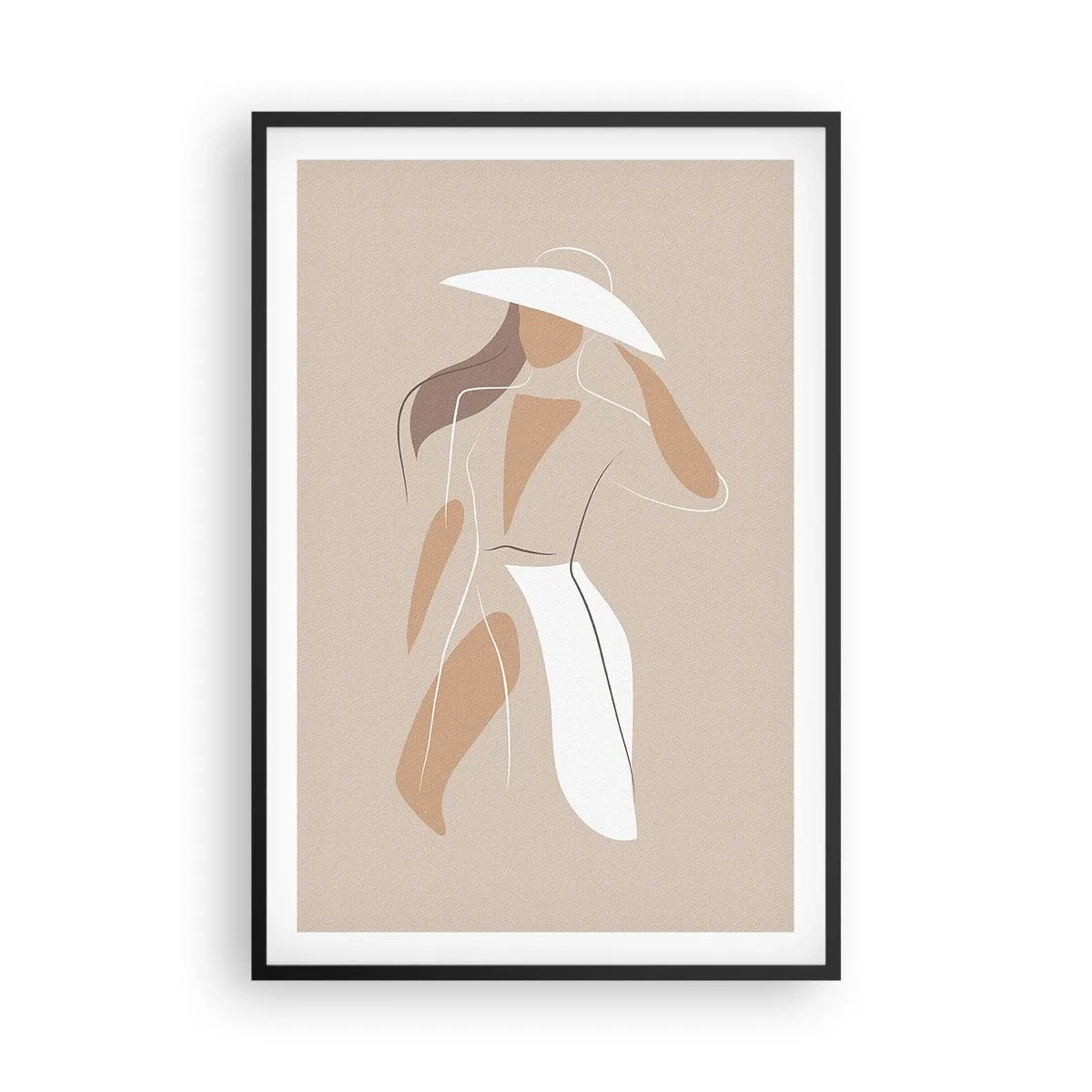 Póster en marco negro - La moda es alegría - 61x91 cm