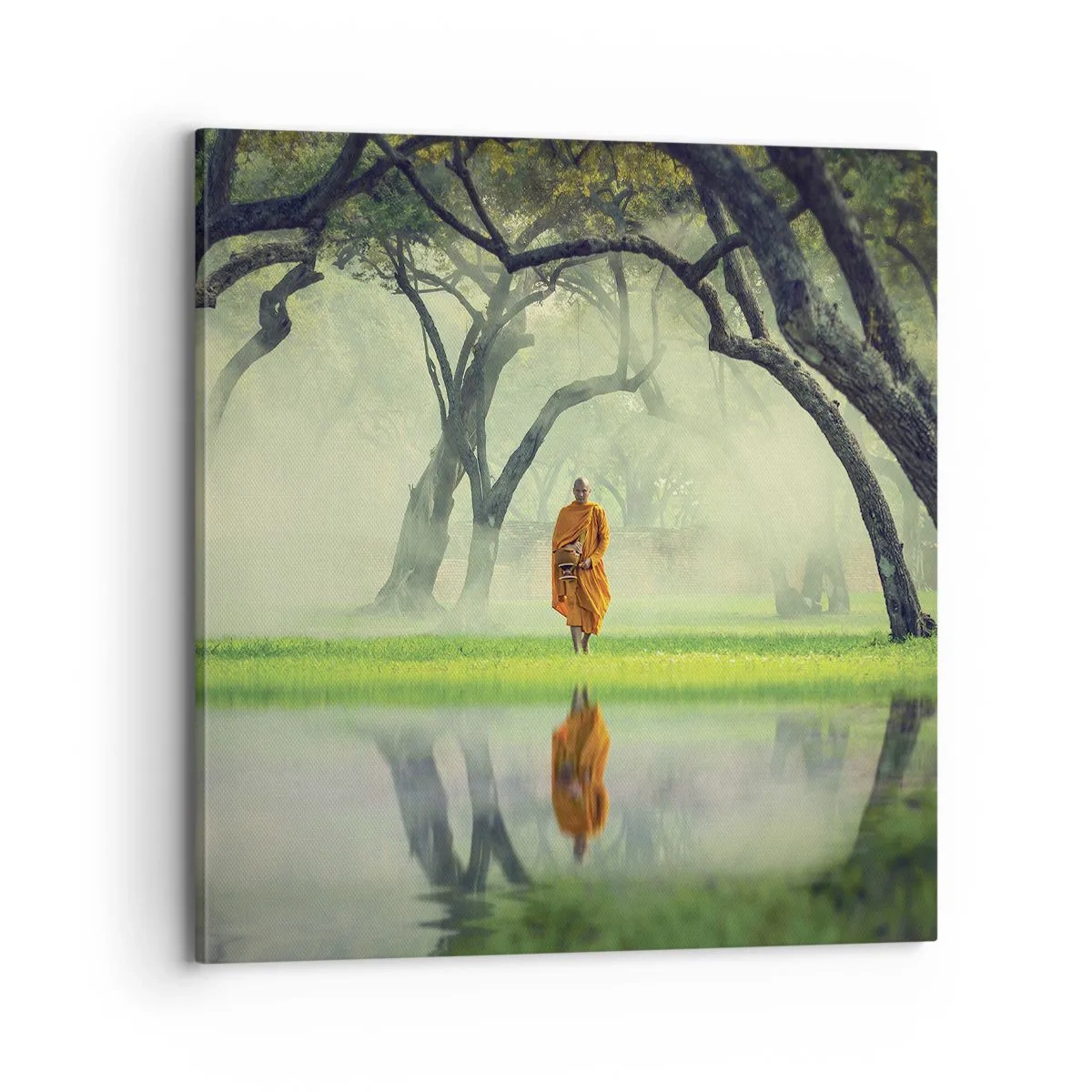 Cuadro sobre lienzo - Impresión de Imagen - En el camino de la iluminación - 70x70 cm