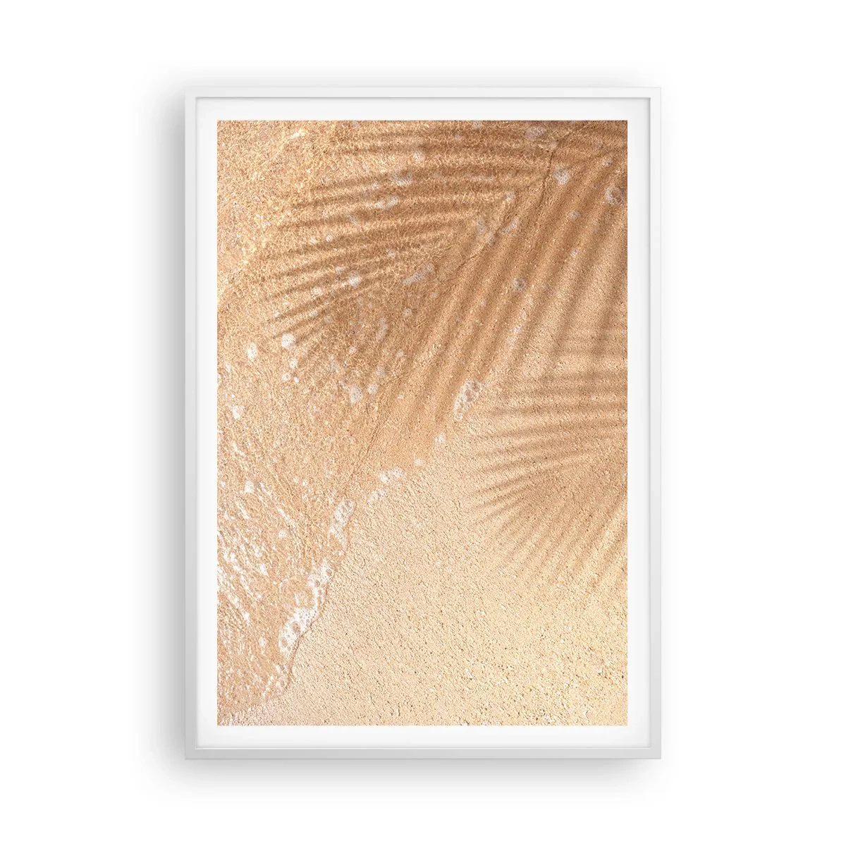 Póster en marco blanco - La sombra de un verano caluroso - 70x100 cm