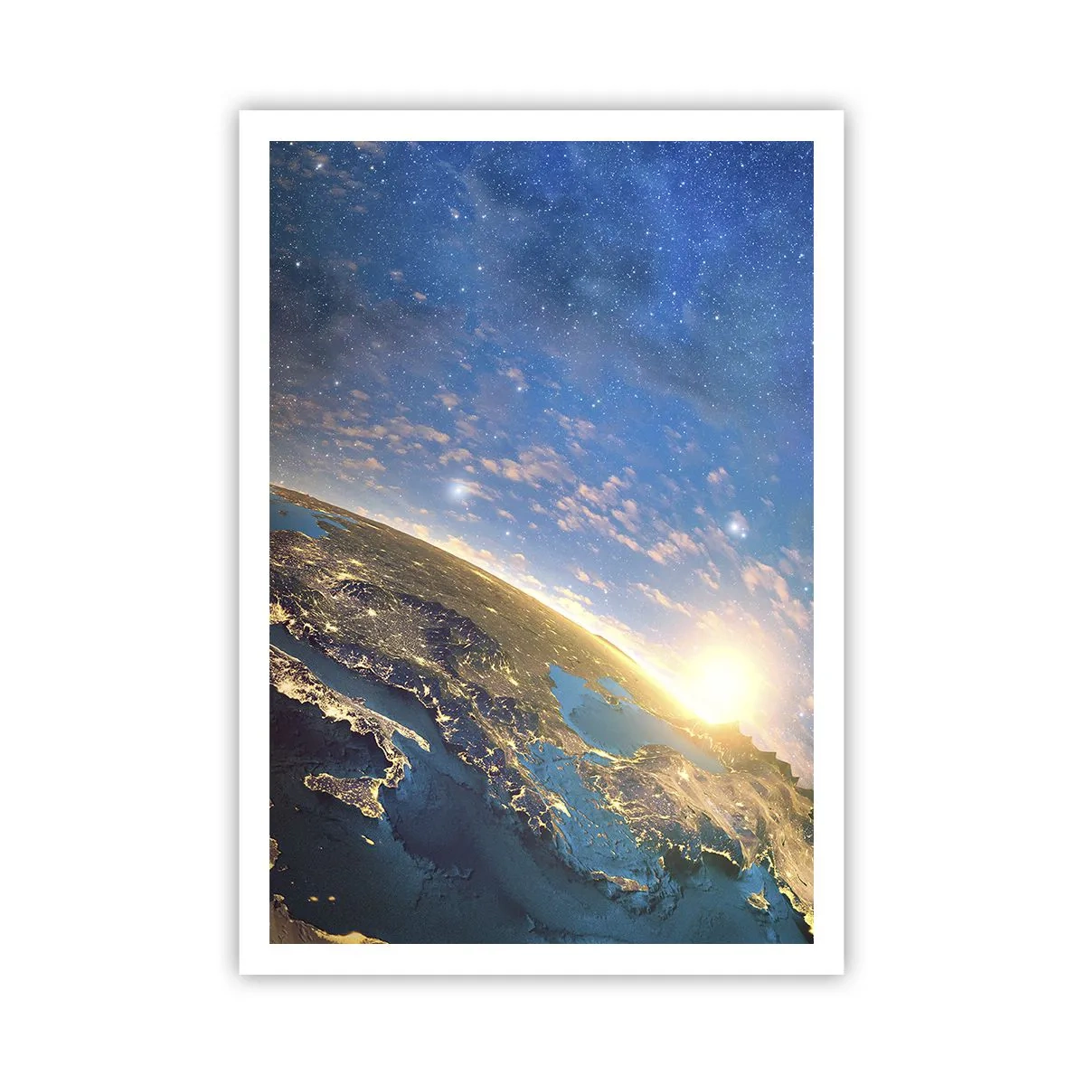 Póster - Mirémonos a nosotros mismos desde la distancia - 70x100 cm