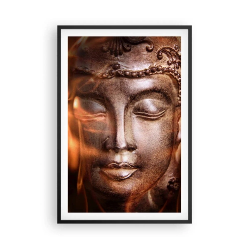 Póster en marco negro - Solo existe el aquí y el ahora - 61x91 cm