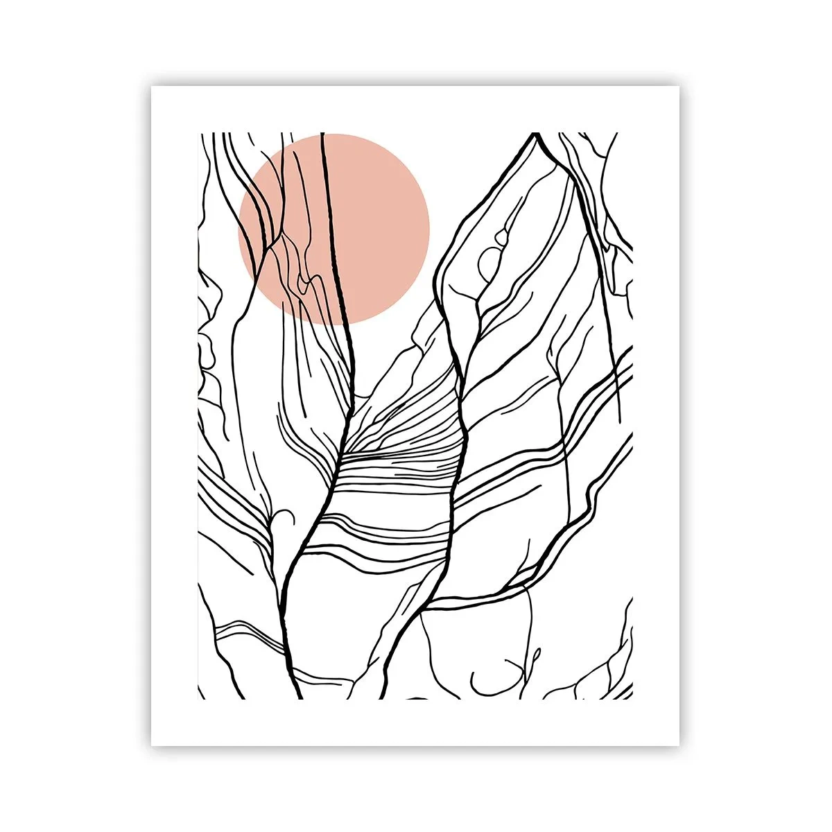 Póster - En una red de ramas - 40x50 cm