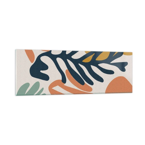 Cuadro sobre vidrio - Impresiones sobre Vidrio - Mares de coral - 90x30 cm