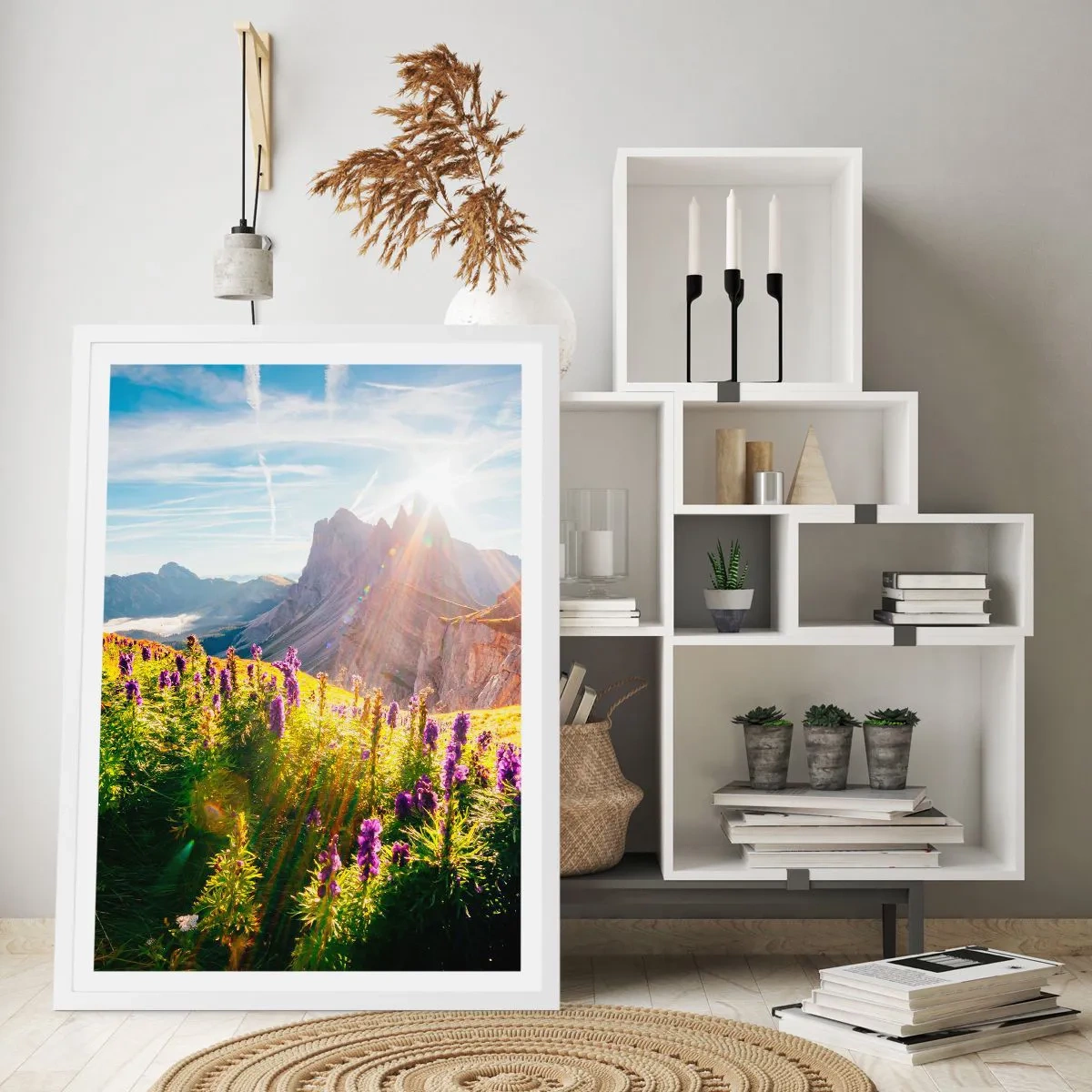 Póster en marco blanco - La vida secreta de las hierbas - 40x50 cm