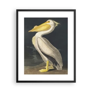 Póster en marco negro - Con orgullo - 40x50 cm