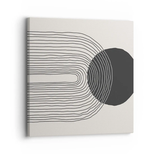 Cuadro sobre lienzo - Impresión de Imagen - Temblor y certeza - 30x30 cm