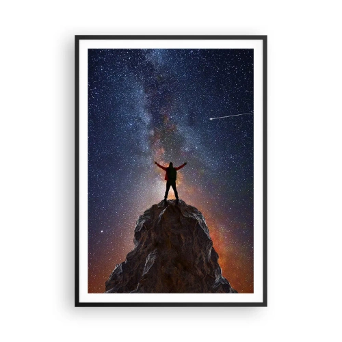 Póster en marco negro - ¡El poder está conmigo! - 70x100 cm