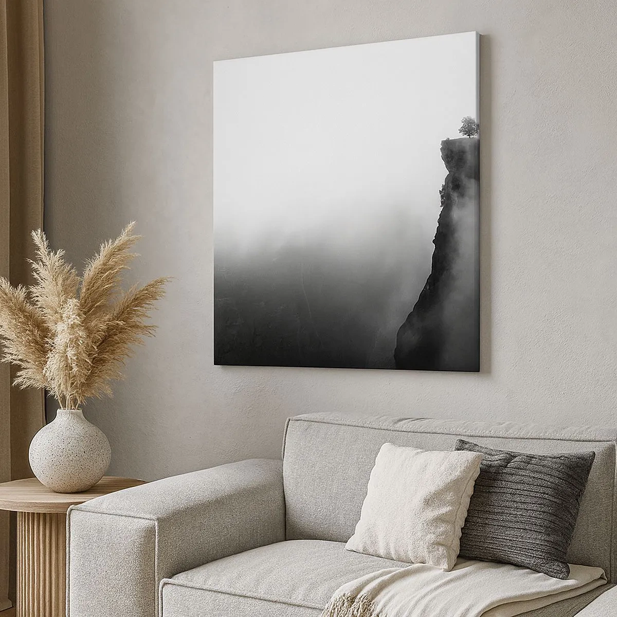 Cuadro sobre lienzo - Impresión de Imagen - En el límite del mundo - 30x30 cm