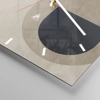 Esfera sin numeración, con rayas