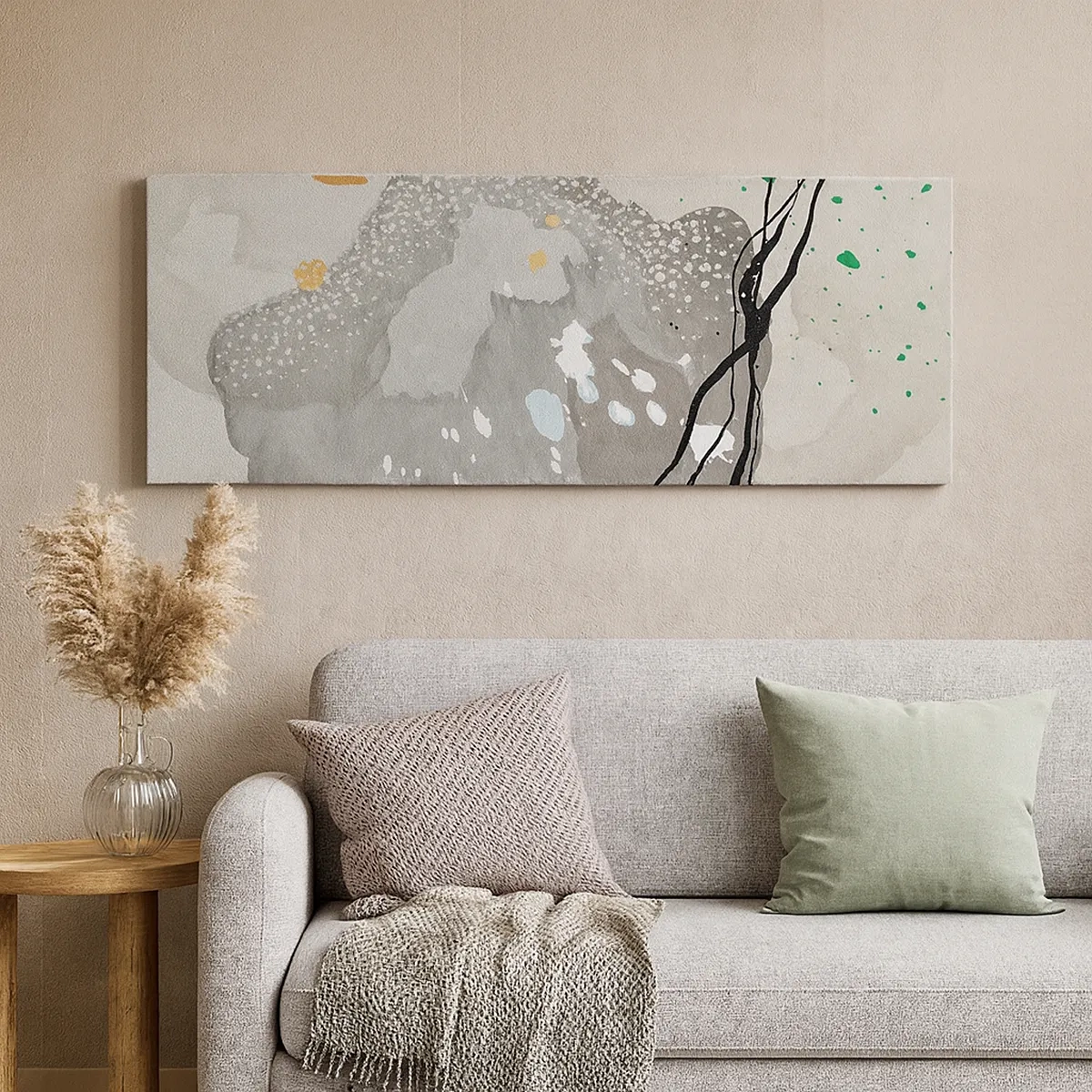 Cuadro sobre lienzo - Impresión de Imagen - Composición orgánica - 30x30 cm