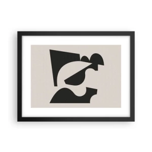Póster en marco negro - Para automontaje - 40x30 cm