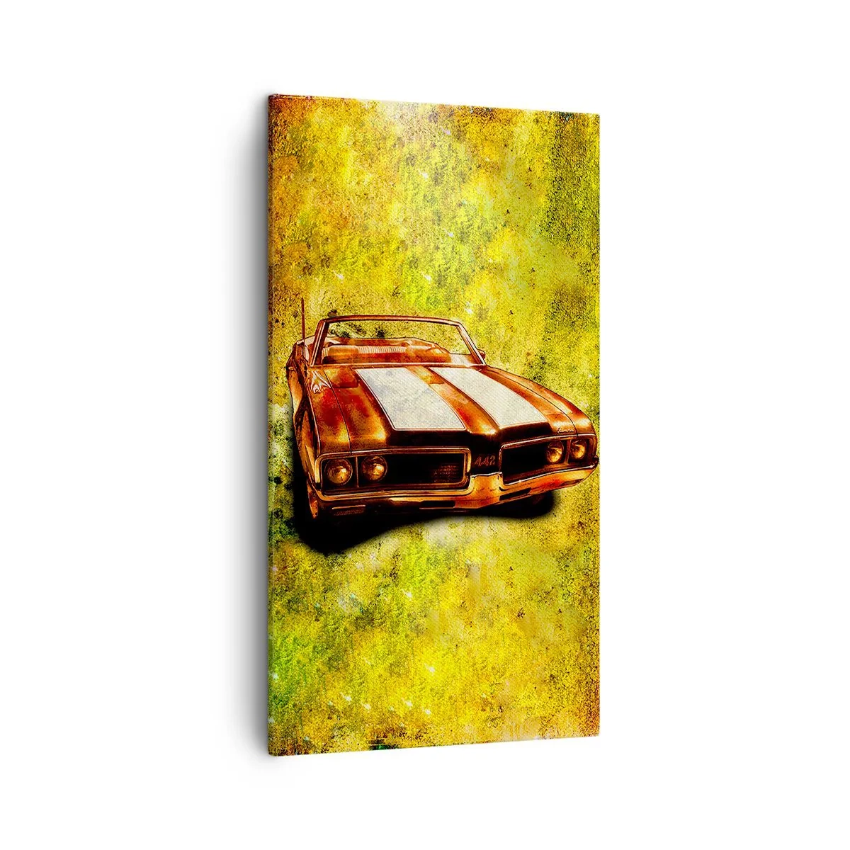 Cuadro sobre lienzo - Impresión de Imagen - Poder en las formas - 45x80 cm