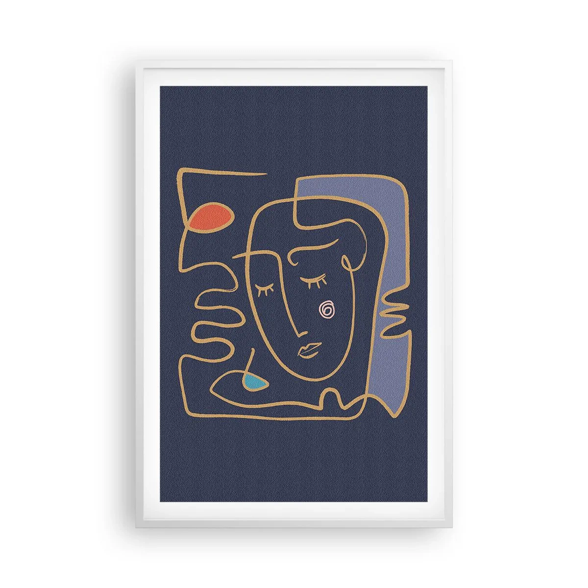 Póster en marco blanco - En un maravilloso sueño - 61x91 cm