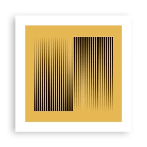 Póster - Cuadrado de opuestos - 40x40 cm