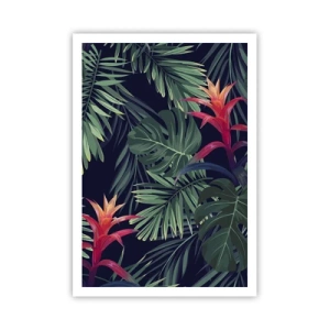 Póster - Encender el color verde - 70x100 cm