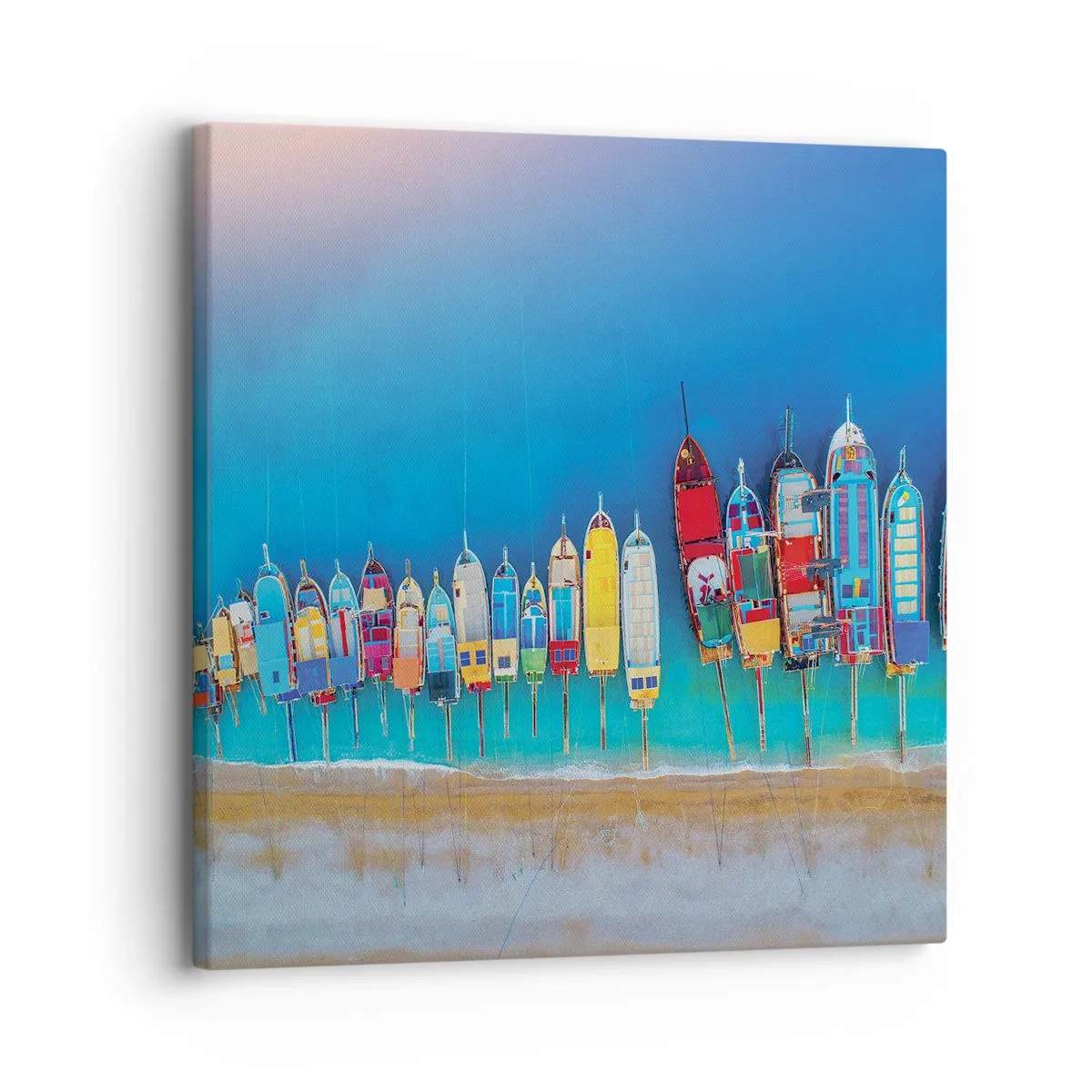 Cuadro sobre lienzo - Impresión de Imagen - A vista de pájaro - 30x30 cm