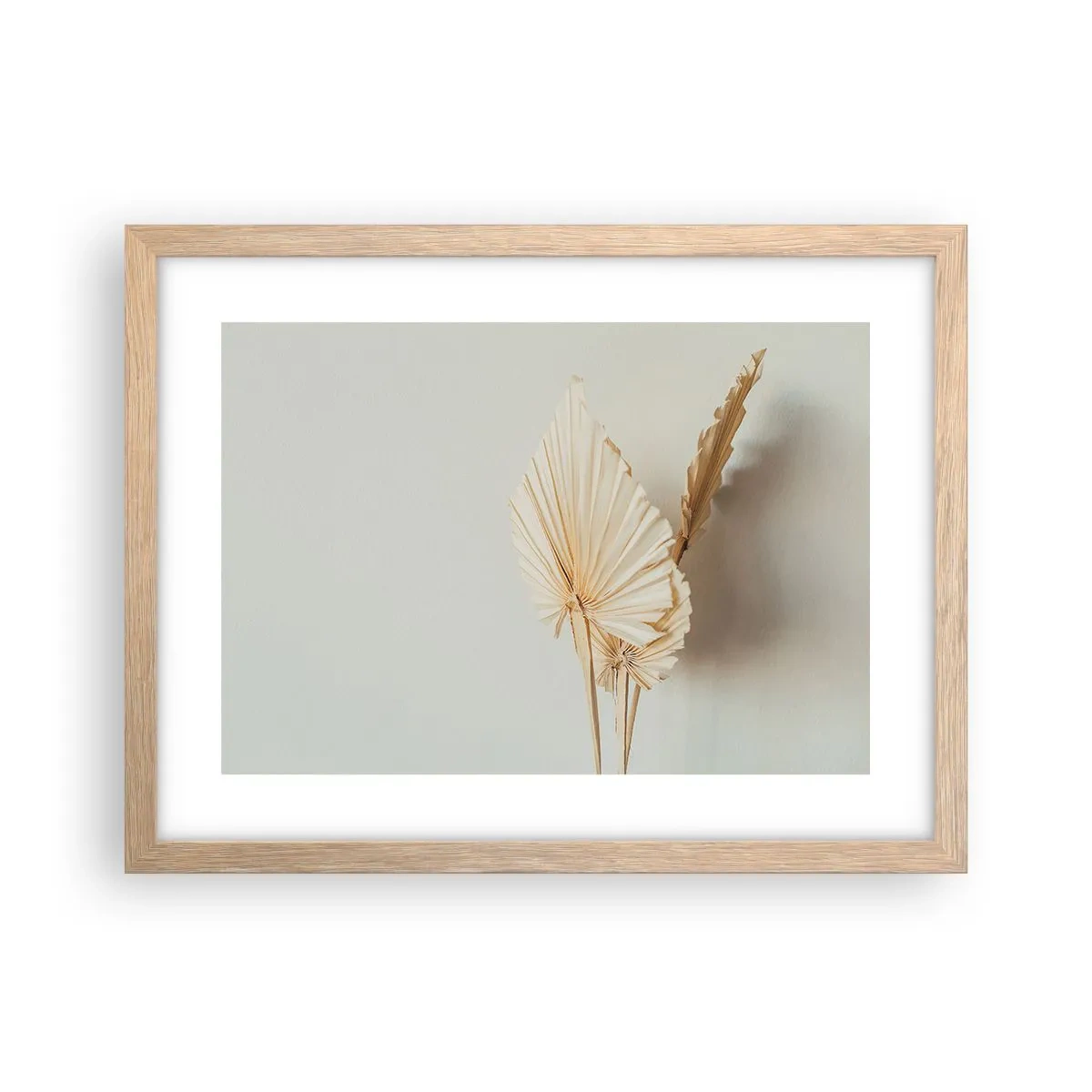 Póster en marco roble claro - Armonía y consuelo - 40x30 cm