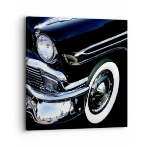 Cuadro sobre lienzo - Impresión de Imagen - Clásicos en plata, negro y blanco - 30x30 cm