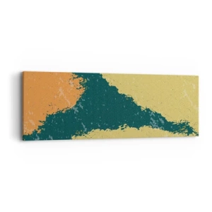 Cuadro sobre lienzo - Impresión de Imagen - Abstracción - a cámara lenta - 90x30 cm