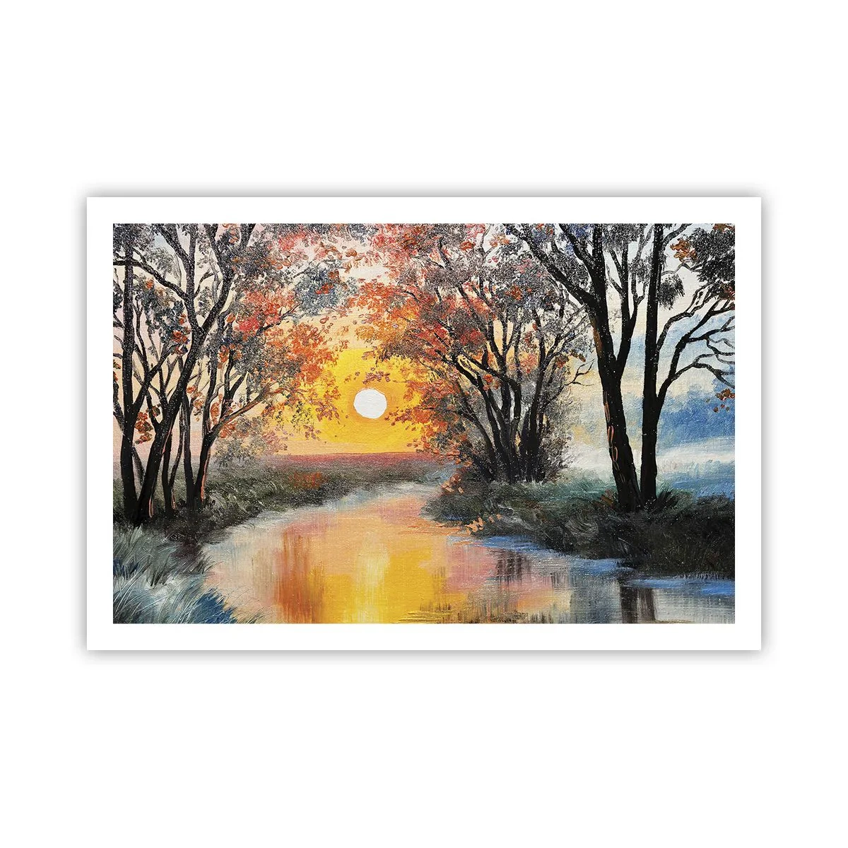 Póster - Ambiente otoñal - 91x61 cm