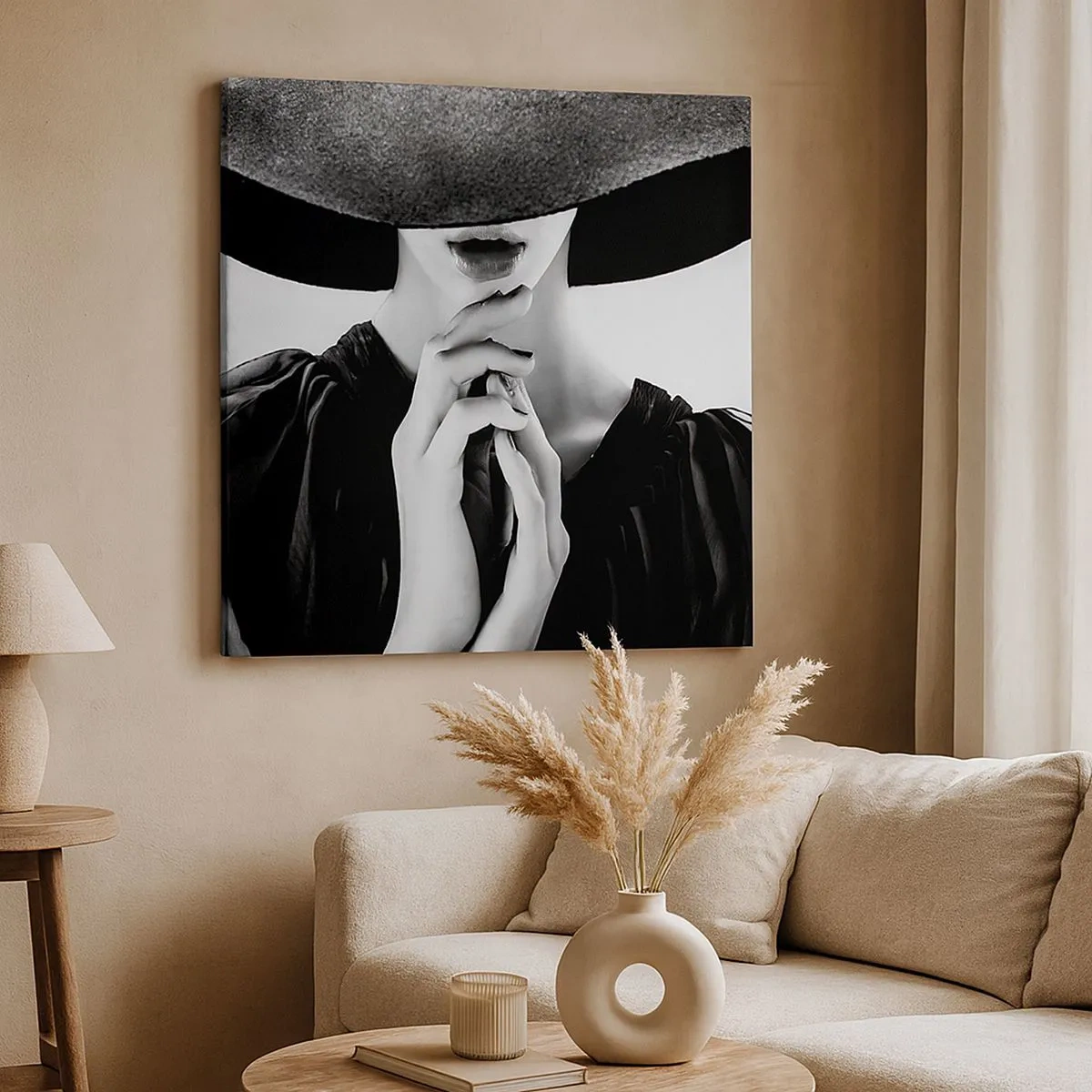 Cuadro sobre lienzo - Impresión de Imagen - Belleza oculta - 30x30 cm