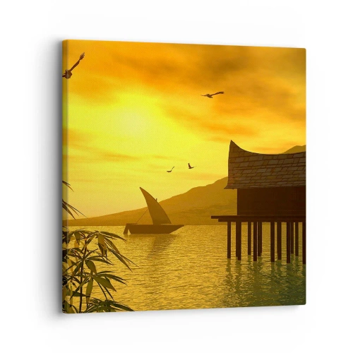 Cuadro sobre lienzo - Impresión de Imagen - La ansiada paz - 30x30 cm