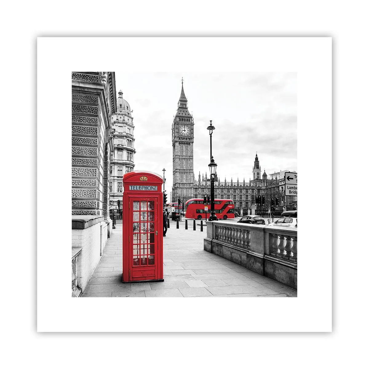 Póster - Sin duda, Londres - 30x30 cm