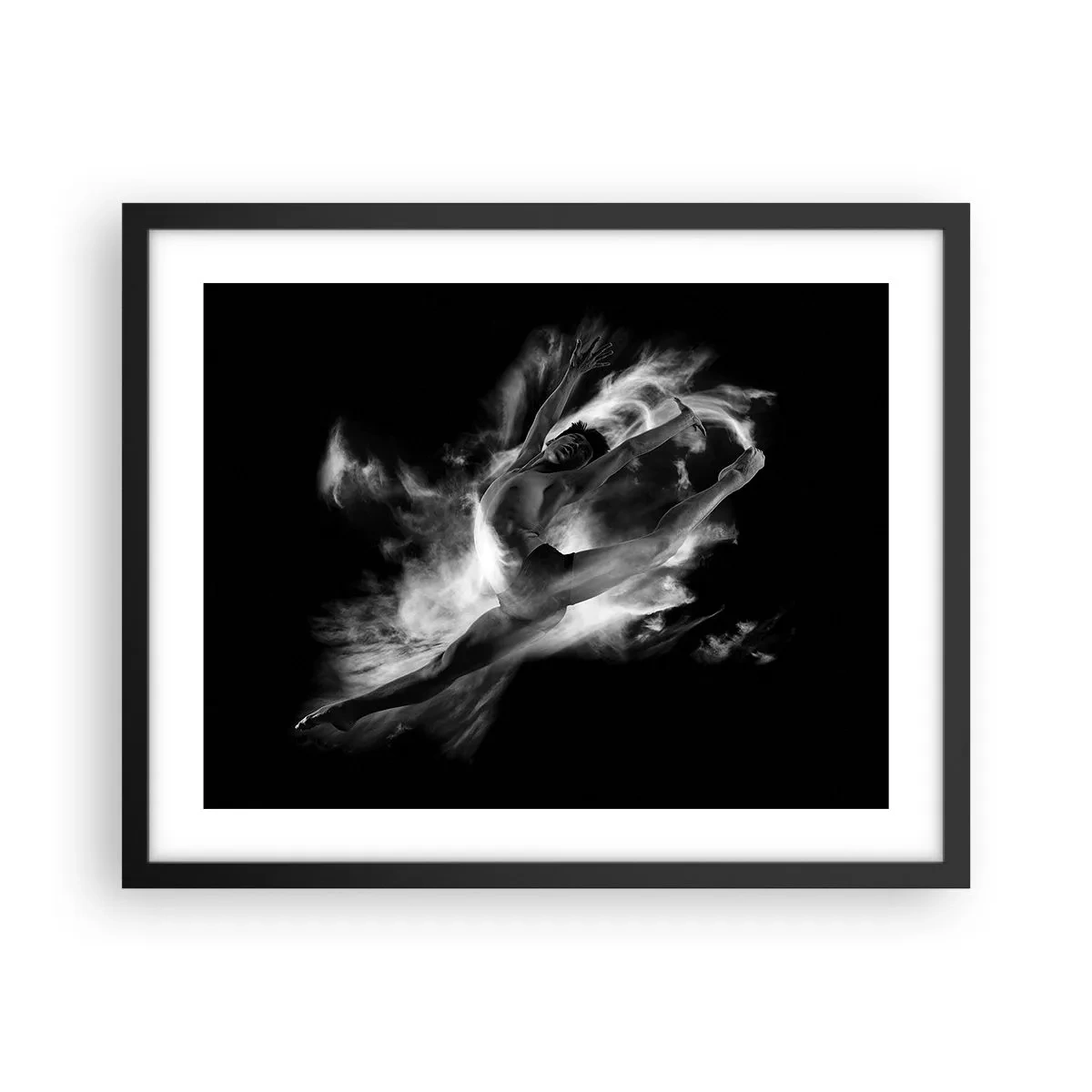 Póster en marco negro - El arte del vuelo - 50x40 cm