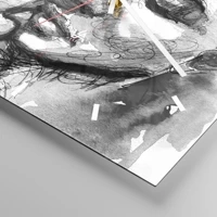 Esfera sin numeración, con rayas