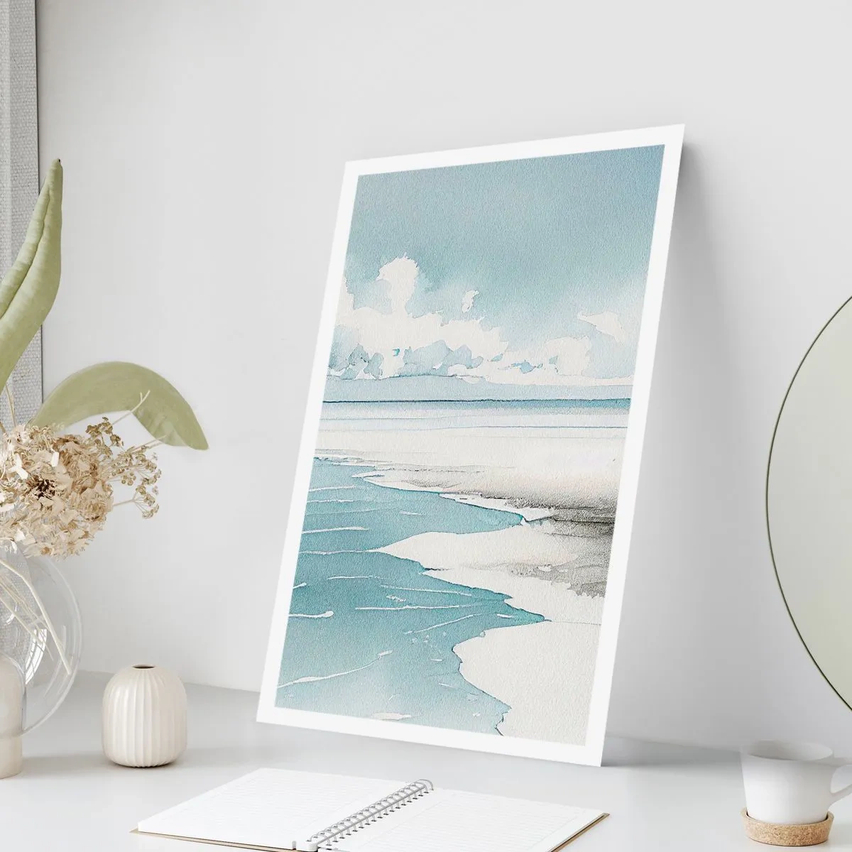 Póster - Suave marea otoñal - 70x100 cm