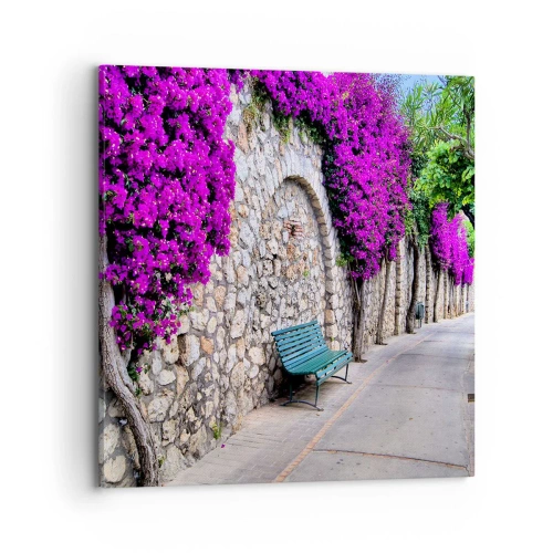 Cuadro sobre lienzo - Impresión de Imagen - Punto de reunión - 70x70 cm