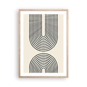 Póster en marco roble claro - Próximamente... - 50x70 cm