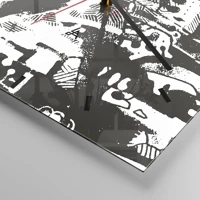 Esfera sin numeración, con rayas