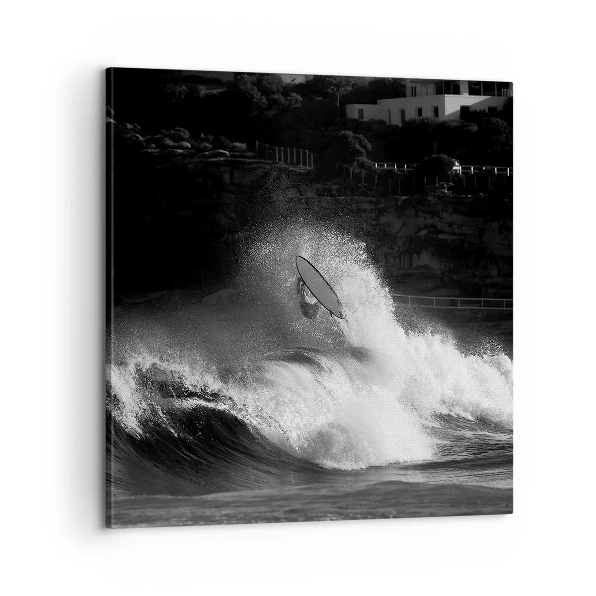 Cuadro sobre lienzo - Impresión de Imagen - Desafío aceptado - 60x60 cm