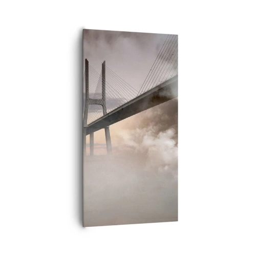 Cuadro sobre lienzo - Impresión de Imagen - Junto al río que no existe - 65x120 cm