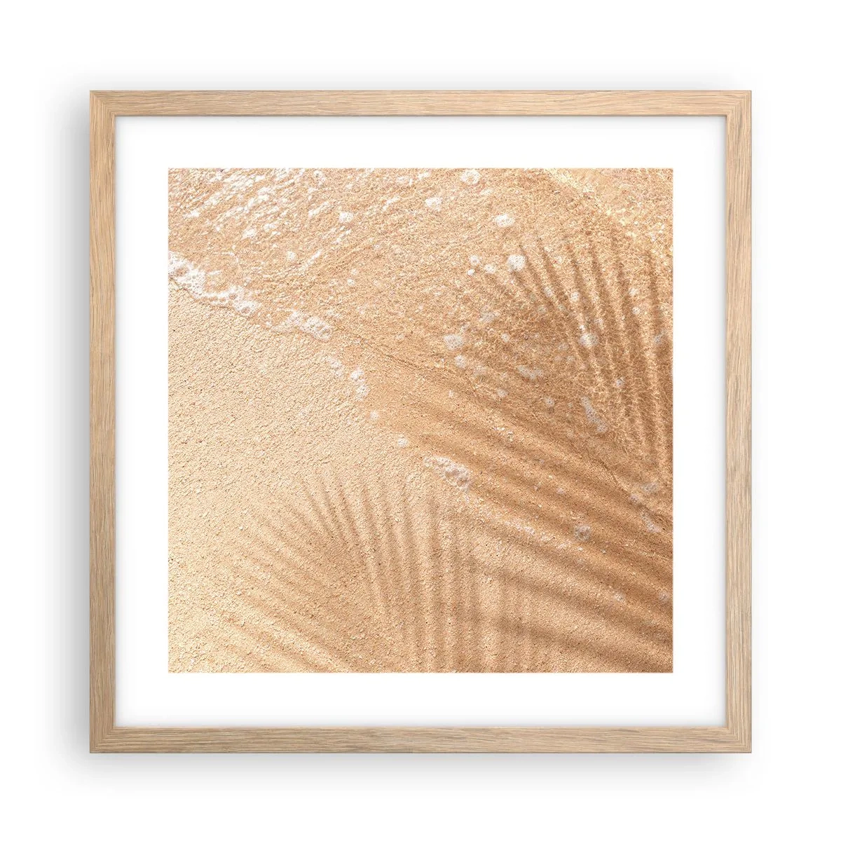 Póster en marco roble claro - La sombra de un verano caluroso - 40x40 cm