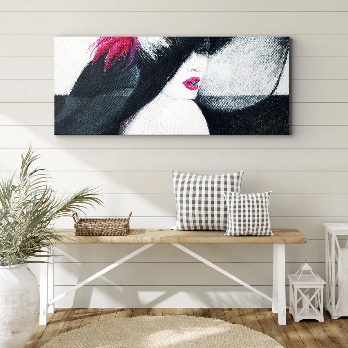 Cuadro sobre lienzo - Impresión de Imagen - Siempre un misterio - 90x30 cm