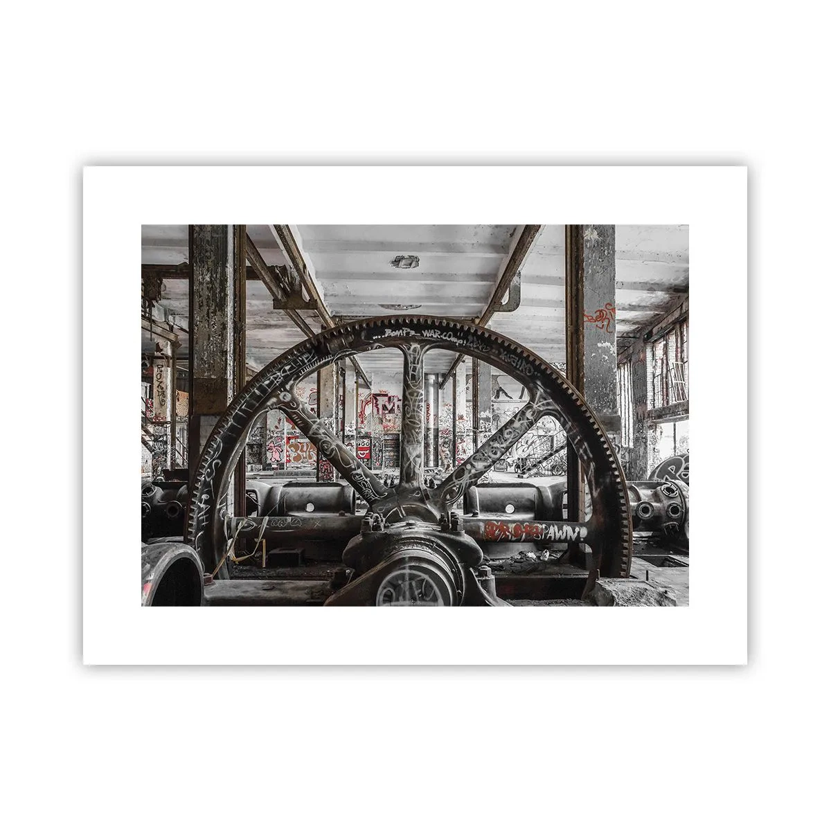 Póster - La vida secreta de una fábrica - 40x30 cm