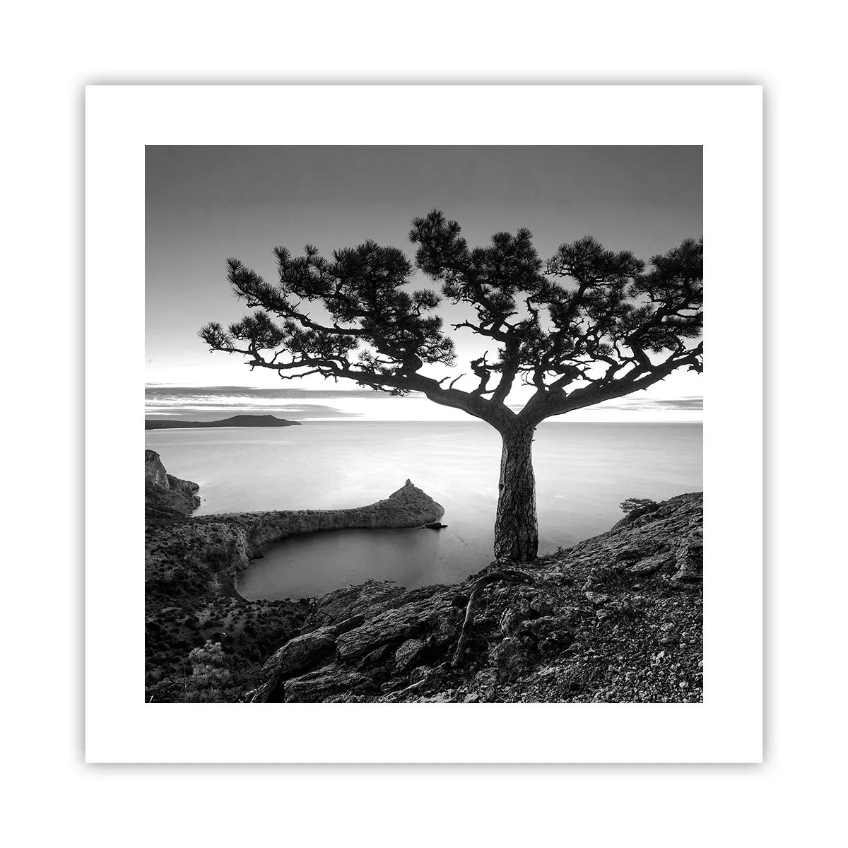 Póster - Calma hasta el horizonte - 40x40 cm