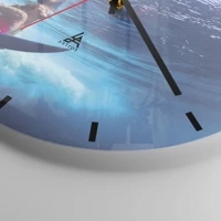 Esfera sin numeración, con rayas