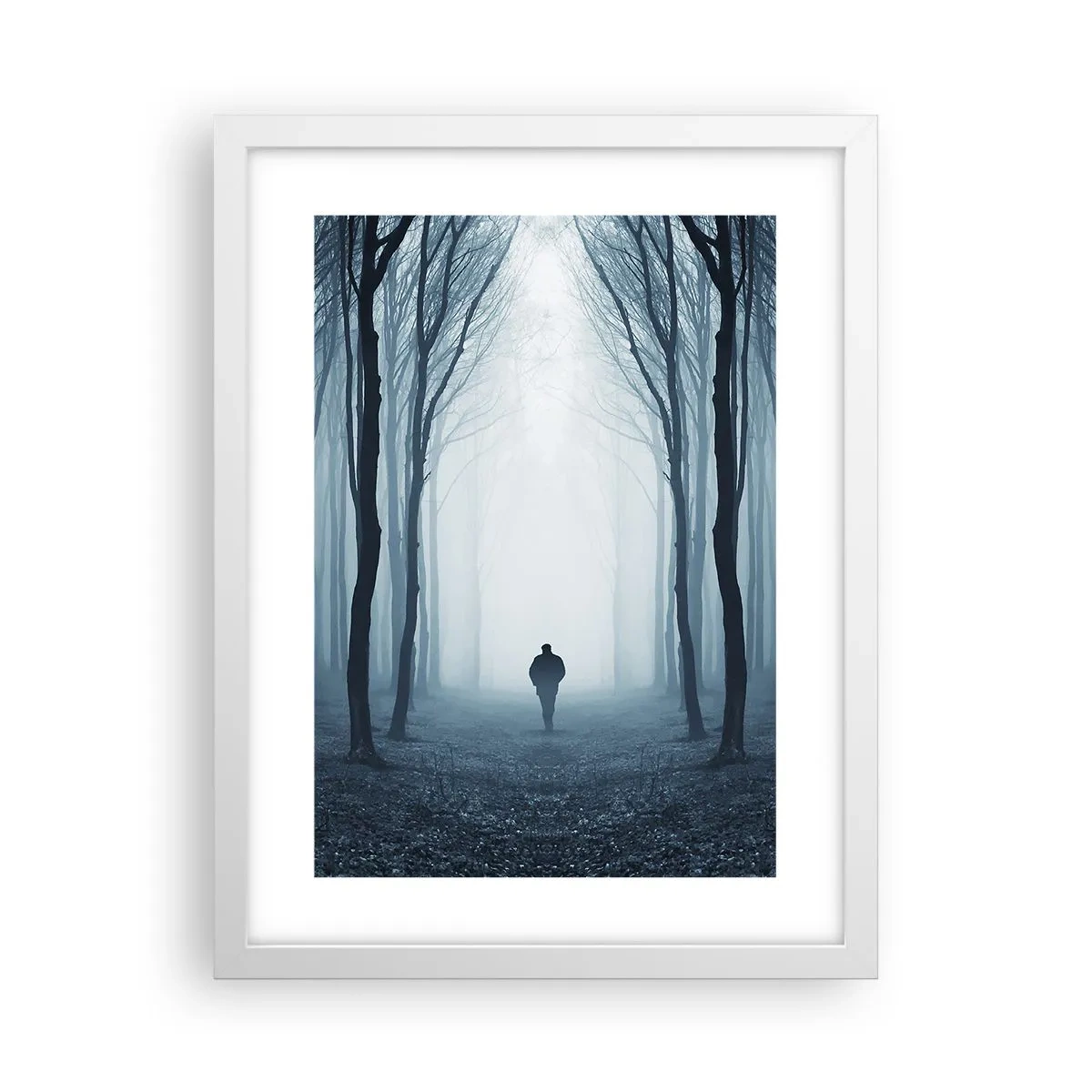 Póster en marco blanco - Alto y claro - 30x40 cm