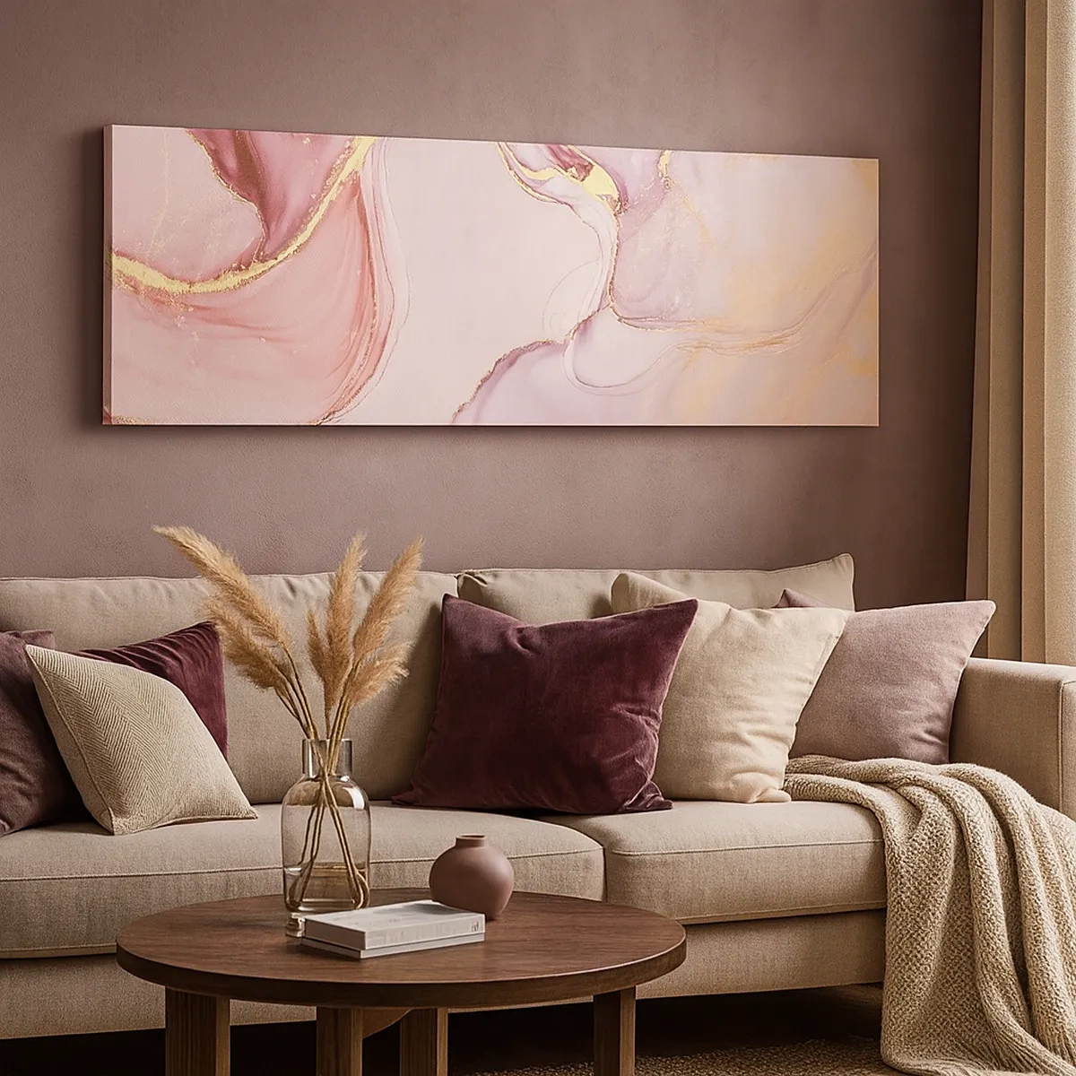 Cuadro sobre lienzo - Impresión de Imagen - Caricia de colores - 30x30 cm