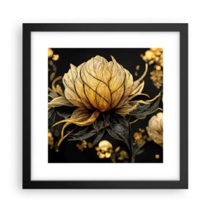 Póster en marco negro - Sutil fragilidad - 30x30 cm