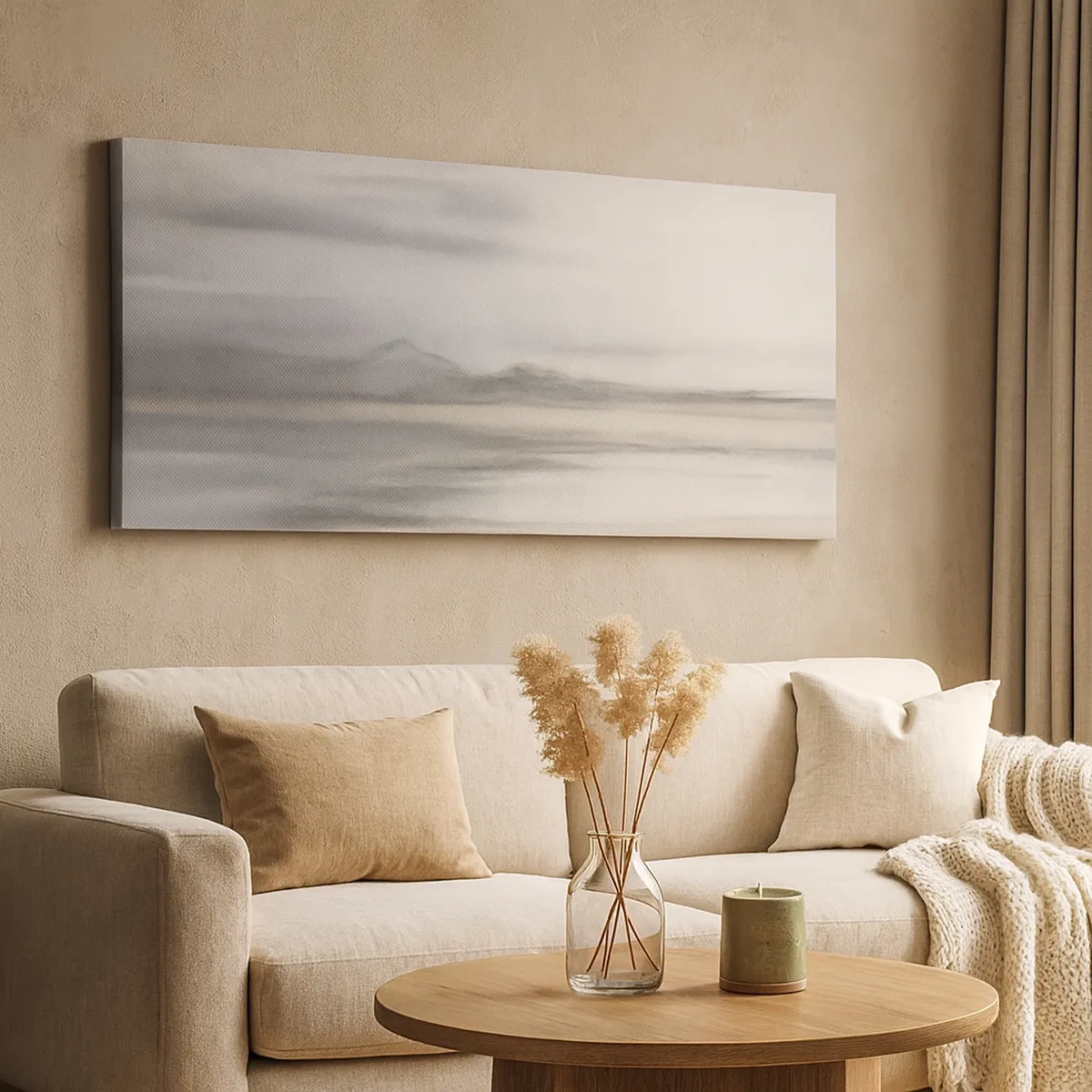 Cuadro sobre lienzo - Impresión de Imagen - Una distancia reflexiva - 30x30 cm