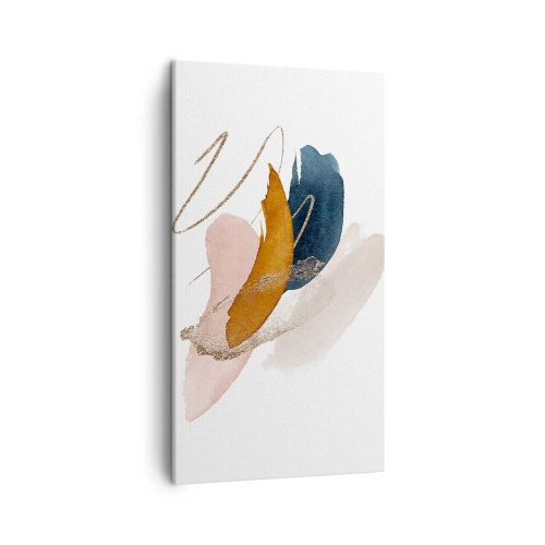 Cuadro sobre lienzo - Impresión de Imagen - Composición alada - 45x80 cm